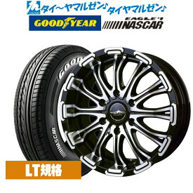 [4/24～26]割引クーポン配布新品 サマータイヤ ホイール4本セットBADX ロクサーニ バトルシップ17インチ 6.5Jグッドイヤー EAGLE イーグル #1 NASCAR (ナスカー)215/60R17