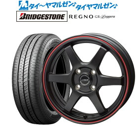 新品 サマータイヤ ホイール4本セットトライアルファ J-TECH S-6 Black Edition14インチ 4.5Jブリヂストン REGNO レグノ GR-レジェーラ165/55R14