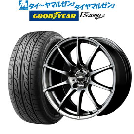 [4/1]P5倍+最大100%ポイントバック！★要エントリー新品 サマータイヤ ホイール4本セットMID シュナイダー スタッグ17インチ 7.0Jグッドイヤー イーグル LS2000 ハイブリッド2(HB2)215/45R17