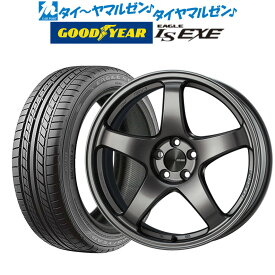 [6/1]P5倍+最大100%ポイントバック！★要エントリー新品 サマータイヤ ホイール4本セットエンケイ PF0517インチ 7.0Jグッドイヤー イーグル LS EXE（エルエス エグゼ）215/40R17