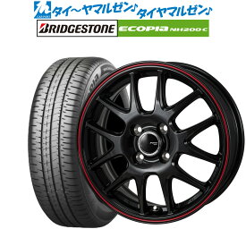 [6/4～10]割引クーポン配布新品 サマータイヤ ホイール4本セットモンツァ JP STYLE JEFA(ジェファ)15インチ 5.5Jブリヂストン ECOPIA エコピア NH200C185/60R15