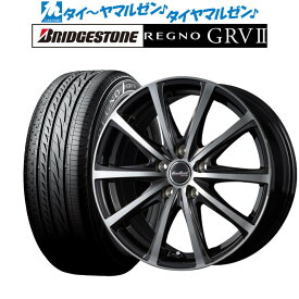 [5/18]ストアポイント3倍!!新品 サマータイヤ ホイール4本セットMID ユーロスピード V2516インチ 6.5Jブリヂストン REGNO レグノ GRVII(GRV2)215/60R16