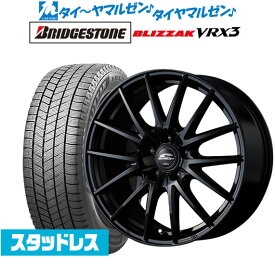 [6/4～10]割引クーポン配布新品 スタッドレスタイヤ ホイール4本セットMID シュナイダー SQ2718インチ 7.0Jブリヂストン BLIZZAK ブリザック VRX3225/45R18