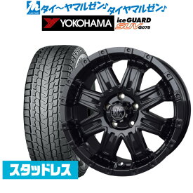 [3/20～26]割引クーポン配布新品 スタッドレスタイヤ ホイール4本セットBADX ロックケリー ROCK KELLY MX-II16インチ 7.0Jヨコハマ アイスガード SUV (G075)215/70R16