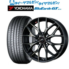 [4/24～26]割引クーポン配布新品 サマータイヤ ホイール4本セットウェッズ レオニス MX14インチ 4.5Jヨコハマ BluEarth ブルーアース GT (AE51) 155/65R14