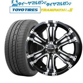 [4/24～26]割引クーポン配布新品 サマータイヤ ホイール4本セットBADX ロクサーニ バトルシップII(5-114)16インチ 7.0Jトーヨータイヤ トランパス Lu2 215/65R16