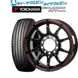 [4/24～26]割引クーポン配布新品 サマータイヤ ホイール4本セット5ZIGEN ゴジゲン ブラックマン ジーアイ15インチ 6.0Jヨコハマ GEOLANDAR ジオランダー H/T (G056)195/80R15