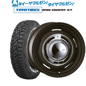 [4/18]ストアポイント3倍!!新品 サマータイヤ ホイール4本セットクリムソン ディーン クロスカントリー16インチ 5.5Jトーヨータイヤ オープンカントリー R/T 185/85R16