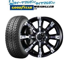 [4/1]P5倍+最大100%ポイントバック！★要エントリー新品 サマータイヤ ホイール4本セットクリムソン MG ビースト16インチ 5.5Jグッドイヤー ラングラー AT/S175/80R16