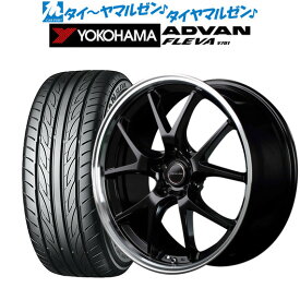 [6/4～10]割引クーポン配布新品 サマータイヤ ホイール4本セットMID ヴァーテック ワン EXE518インチ 8.0Jヨコハマ ADVAN アドバン フレバ V701235/40R18