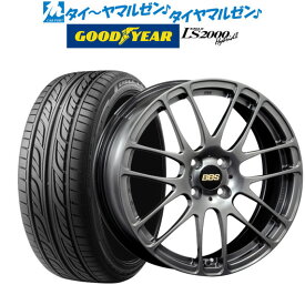 [6/1]P5倍+最大100%ポイントバック！★要エントリー新品 サマータイヤ ホイール4本セットBBS JAPAN RE-L215インチ 5.5Jグッドイヤー イーグル LS2000 ハイブリッド2(HB2)185/55R15