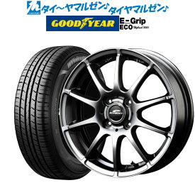 [6/4～10]割引クーポン配布新品 サマータイヤ ホイール4本セットMID シュナイダー スタッグ13インチ 4.0Jグッドイヤー エフィシエント グリップ エコ EG01155/65R13