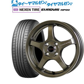 [6/4～10]割引クーポン配布新品 サマータイヤ ホイール4本セットホットスタッフ クロススピード ハイパーエディション CR515インチ 5.5JNEXEN ネクセン ロードストーン ユーロビズ HP02175/65R15