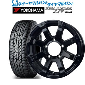 [6/1]P5倍+最大100%ポイントバック！★要エントリー新品 サマータイヤ ホイール4本セットBADX ロックケリー ROCK KELLY MX-I(ジムニー)16インチ 5.5Jヨコハマ GEOLANDAR ジオランダー A/T(G015)185/85R16