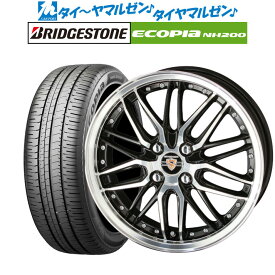 [6/1]P5倍+最大100%ポイントバック！★要エントリー新品 サマータイヤ ホイール4本セットKYOHO シュタイナー LMX16インチ 6.0Jブリヂストン ECOPIA エコピア NH200195/50R16