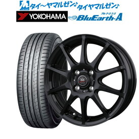 [6/4～10]割引クーポン配布新品 サマータイヤ ホイール4本セットBADX ロクサーニスポーツ RS-1014インチ 5.5Jヨコハマ BluEarth ブルーアース A (AE50)185/70R14