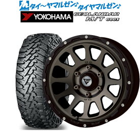 [4/20]割引クーポン配布新品 サマータイヤ ホイール4本セットFORCE デルタフォース OVAL(オーバル)17インチ 8.0Jヨコハマ GEOLANDAR ジオランダー M/T (G003)275/70R17