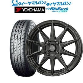 [5/23～26]割引クーポン配布新品 サマータイヤ ホイール4本セットKYOHO サーキュラー C10R16インチ 6.5Jヨコハマ BluEarth ブルーアース (AE-01F)195/60R16