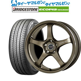 [5/23～26]割引クーポン配布新品 サマータイヤ ホイール4本セットホットスタッフ クロススピード ハイパーエディション CR518インチ 7.5Jブリヂストン ECOPIA エコピア NH200225/45R18