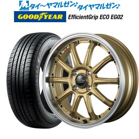 [6/4～10]割引クーポン配布新品 サマータイヤ ホイール4本セットニューレイトン バーンズテック S10-DP16インチ 6.0Jグッドイヤー エフィシエント グリップ エコ EG02185/55R16