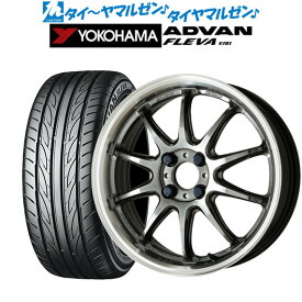 [5/18]ストアポイント3倍!!新品 サマータイヤ ホイール4本セットワーク エモーション ZR1017インチ 7.0Jヨコハマ ADVAN アドバン フレバ V701195/45R17