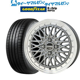 [6/1]P5倍+最大100%ポイントバック！★要エントリー新品 サマータイヤ ホイール4本セットKYOHO シュタイナー FTX16インチ 6.0Jグッドイヤー エフィシエント グリップ RVF02185/55R16