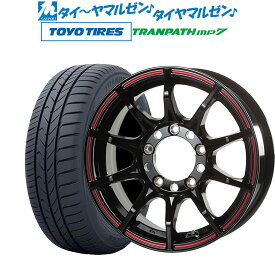 [4/20]割引クーポン配布新品 サマータイヤ ホイール4本セット5ZIGEN ゴジゲン ブラックマン ジーアイ17インチ 7.0Jトーヨータイヤ トランパス mp7 205/50R17