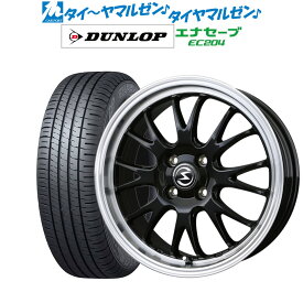 [6/4～10]割引クーポン配布新品 サマータイヤ ホイール4本セットBADX エスホールド S-8M14インチ 5.5Jダンロップ ENASAVE エナセーブ EC204185/65R14