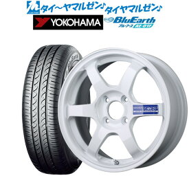 [3/20～26]割引クーポン配布新品 サマータイヤ ホイール4本セットレイズ ボルクレーシング TE37 グラベル215インチ 6.0Jヨコハマ BluEarth ブルーアース (AE-01F)185/65R15