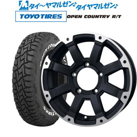 [6/1]P5倍+最大100%ポイントバック！★要エントリー新品 サマータイヤ ホイール4本セットBADX ロックケリー ROCK KELLY MX-I(ジムニー)16インチ 5.5Jトーヨータイヤ オープンカントリー R/T 185/85R16