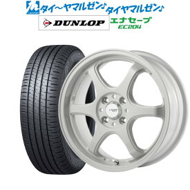 [3/20～26]割引クーポン配布新品 サマータイヤ ホイール4本セット5ZIGEN ゴジゲン プロレーサー キャノンボール15インチ 5.5Jダンロップ ENASAVE エナセーブ EC204185/65R15