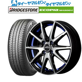 [6/4～10]割引クーポン配布新品 サマータイヤ ホイール4本セットMID シュナイダー RX-0215インチ 5.5Jブリヂストン ECOPIA エコピア NH200C185/60R15