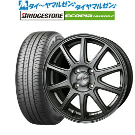 [6/4～10]割引クーポン配布新品 サマータイヤ ホイール4本セットBADX ロクサーニスポーツ SP1016インチ 6.0Jブリヂストン ECOPIA エコピア NH200C185/55R16