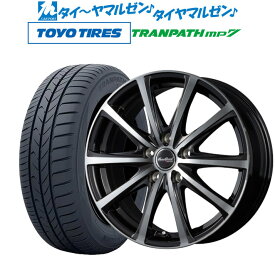 [5/18]ストアポイント3倍!!新品 サマータイヤ ホイール4本セットMID ユーロスピード V2517インチ 7.0Jトーヨータイヤ トランパス mp7 215/60R17