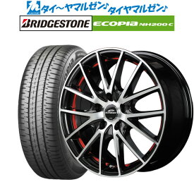 [6/4～10]割引クーポン配布新品 サマータイヤ ホイール4本セットMID シュナイダー RX2715インチ 6.0Jブリヂストン ECOPIA エコピア NH200C185/60R15