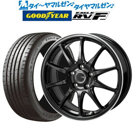 [5/23～26]割引クーポン配布新品 サマータイヤ ホイール4本セットモンツァ JP STYLE R1018インチ 8.0Jグッドイヤー イーグル RV-F(RVF)215/50R18