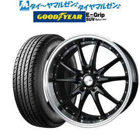 [5/23～26]割引クーポン配布新品 サマータイヤ ホイール4本セットBADX ロクサーニ クロノグラスター19インチ 8.0Jグッドイヤー エフィシエント グリップ SUV HP01225/55R19