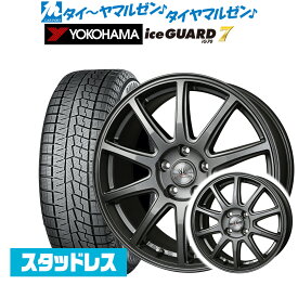 [4/24～26]割引クーポン配布新品 スタッドレスタイヤ ホイール4本セットBADX ロクサーニスポーツ SP1018インチ 7.5Jヨコハマ アイスガード IG70215/55R18