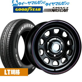 [4/20]割引クーポン配布新品 サマータイヤ ホイール4本セットMLJ デイトナ SS16インチ 6.5Jグッドイヤー EAGLE イーグル #1 NASCAR (ナスカー)215/65R16