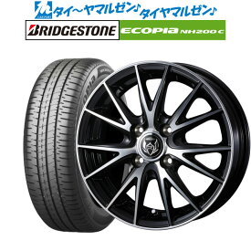 [4/1]P5倍+最大100%ポイントバック！★要エントリー新品 サマータイヤ ホイール4本セットウェッズ ライツレー VS13インチ 4.0Jブリヂストン ECOPIA エコピア NH200C155/65R13