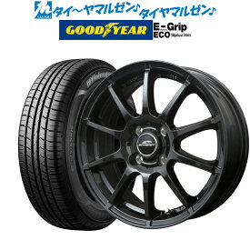 [4/24～26]割引クーポン配布新品 サマータイヤ ホイール4本セットMID シュナイダー スタッグ13インチ 4.0Jグッドイヤー エフィシエント グリップ エコ EG01155/65R13