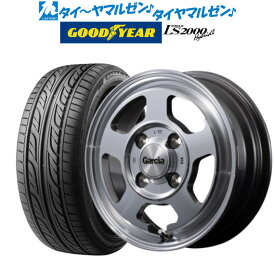 [5/18]ストアポイント3倍!!新品 サマータイヤ ホイール4本セットMID ガルシア シカゴ514インチ 4.5Jグッドイヤー イーグル LS2000 ハイブリッド2(HB2)165/55R14