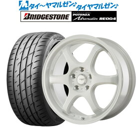 [6/1]P5倍+最大100%ポイントバック！★要エントリー新品 サマータイヤ ホイール4本セット5ZIGEN ゴジゲン プロレーサー キャノンボール16インチ 7.0Jブリヂストン POTENZA ポテンザ アドレナリン RE004205/50R16