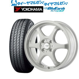 [6/1]P5倍+最大100%ポイントバック！★要エントリー新品 サマータイヤ ホイール4本セット5ZIGEN ゴジゲン プロレーサー キャノンボール15インチ 6.0Jヨコハマ BluEarth ブルーアース (AE-01)185/55R15