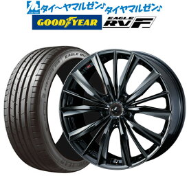 [4/24～26]割引クーポン配布新品 サマータイヤ ホイール4本セットウェッズ レオニス VX18インチ 7.0Jグッドイヤー イーグル RV-F(RVF)215/45R18