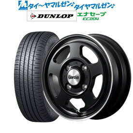 [6/4～10]割引クーポン配布新品 サマータイヤ ホイール4本セットMID ガルシア シカゴ515インチ 4.5Jダンロップ ENASAVE エナセーブ EC204165/50R15