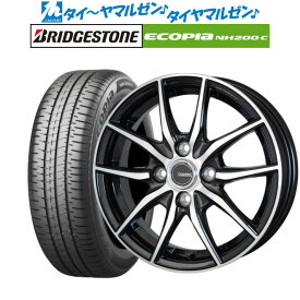 [4/1]P5倍+最大100%ポイントバック！★要エントリー新品 サマータイヤ ホイール4本セットホットスタッフ G.speed P-0213インチ 4.0Jブリヂストン ECOPIA エコピア NH200C155/65R13