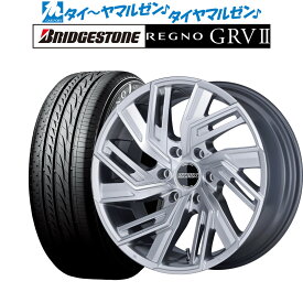 [6/1]P5倍+最大100%ポイントバック！★要エントリー新品 サマータイヤ ホイール4本セットCRS ESSEX エセックス EW-1818インチ 7.5Jブリヂストン REGNO レグノ GRVII(GRV2)215/55R18