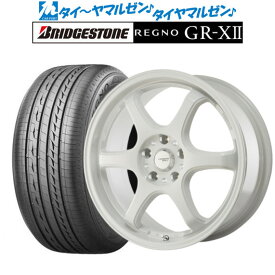 [6/1]P5倍+最大100%ポイントバック！★要エントリー新品 サマータイヤ ホイール4本セット5ZIGEN ゴジゲン プロレーサー キャノンボール16インチ 7.0Jブリヂストン REGNO レグノ GR-XII(GR-X2)215/60R16