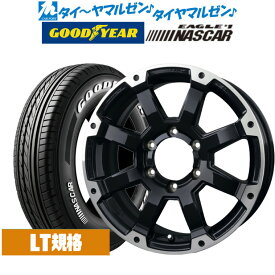 [6/4～10]割引クーポン配布新品 サマータイヤ ホイール4本セットBADX ロックケリー ROCK KELLY MX-I(6穴)16インチ 6.5Jグッドイヤー EAGLE イーグル #1 NASCAR (ナスカー)215/65R16